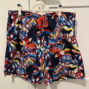 Broken Threads Men Multicoloured Floral Swim Trunks Size Large